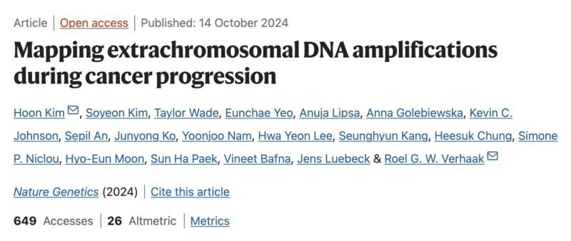 Team eDyNAMiC highlights ecDNA’s role in cancer progression - Cancer Grand Challenges